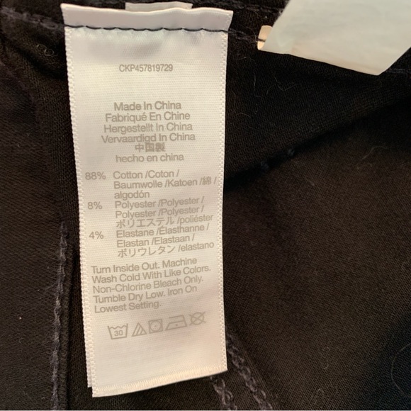 Madewell Black 10” High Rise Button Fly Skinny Jean Size 30T - Picture 7 of 7